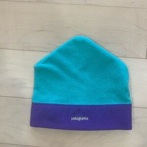 Boys Patagonia fleece hat vintage